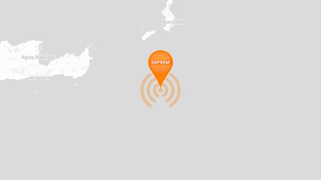 Datça Açıklarında 4.4 Büyüklüğünde Deprem