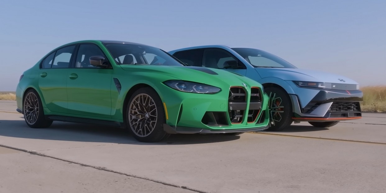 Hyundai Ioniq 5 N ve BMW M3 CS’nin Kıyasıya Drag Yarışı: Şaşırtıcı Sonuç!
